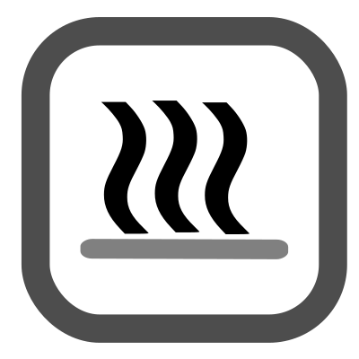 Solar heating icon clipart