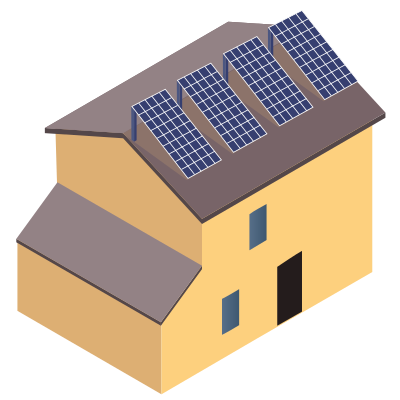 Solar House clipart