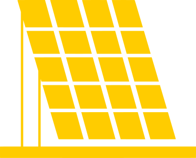 Solar panel vectorized clipart