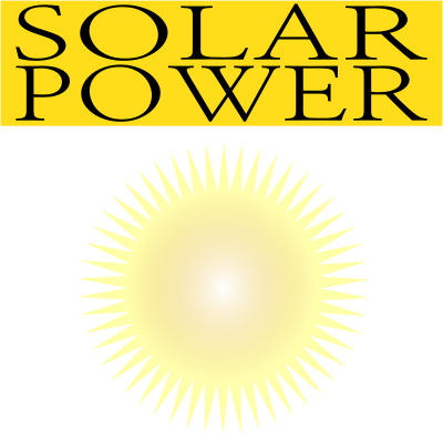 Solar Power Icon clipart