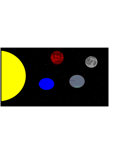 Solar system clipart