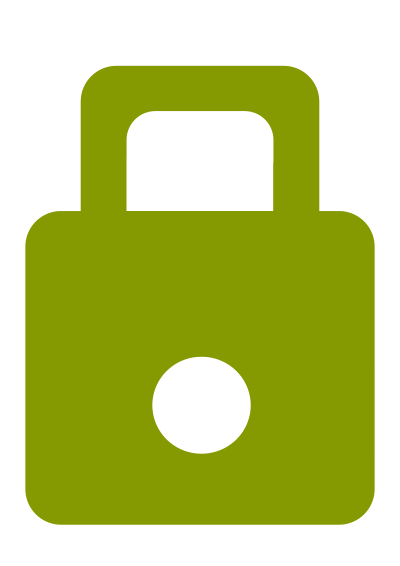 Solarized Green Lock clipart