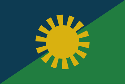 Solarpunk Flag clipart