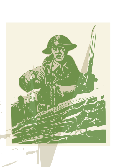 Soldier 02 - Blur clipart