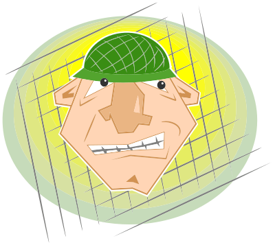 Soldier Head clipart