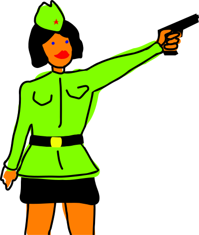 Soldieress clipart