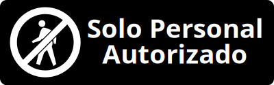 Solo personal Autorizado clipart