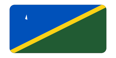 Solomon Islands flag (bevelled) clipart