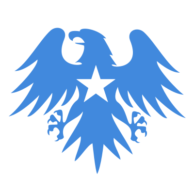 Somalia flag heraldic eagle clipart