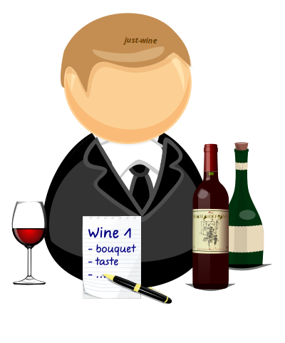 Sommelier / wine steward clipart
