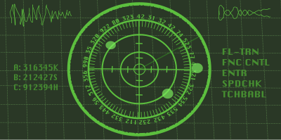 Sonar Display clipart