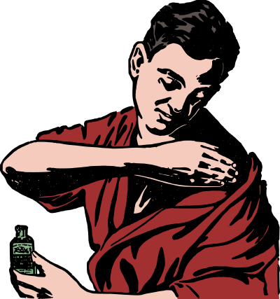 Sore Shoulder - Colour Remix clipart
