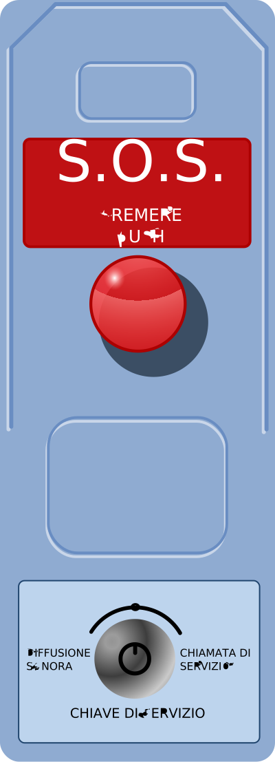 SOS Call Station clipart
