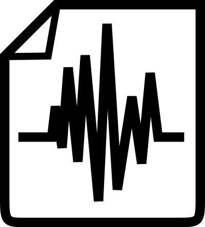 Sound File Icon clipart