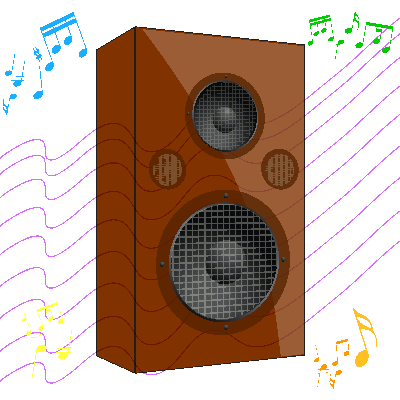 Sound system clipart