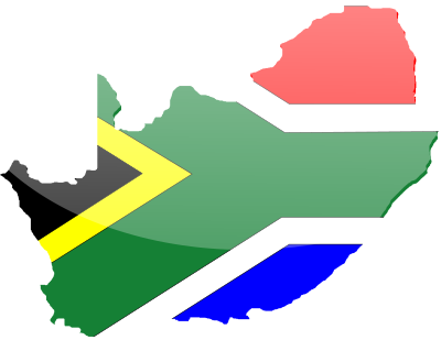 South African Flag 2 clipart