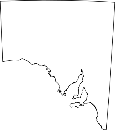 South-australia-outline clipart