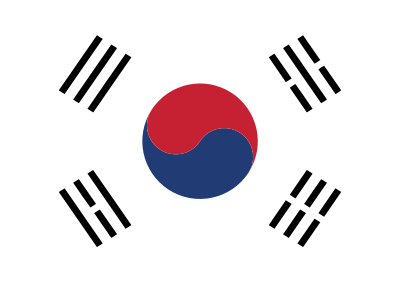 South Korean Flag clipart