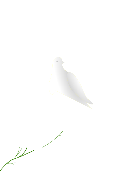 Soviet poster dove in star clipart