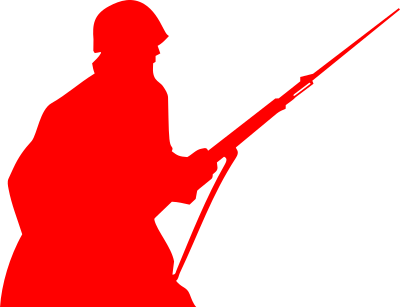 Soviet soldier clipart