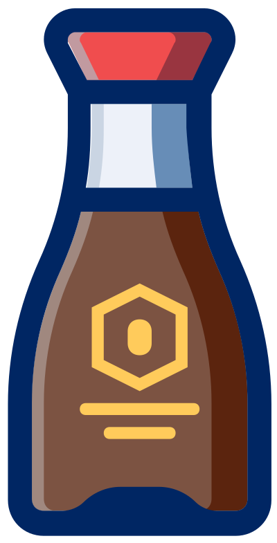 Soy sauce clipart