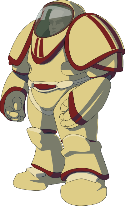 Space armour clipart