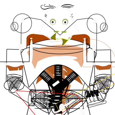 Space Bert clipart