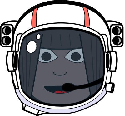 Space Girl clipart
