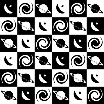 Space pattern 3 clipart