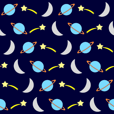 Space pattern (colour) clipart