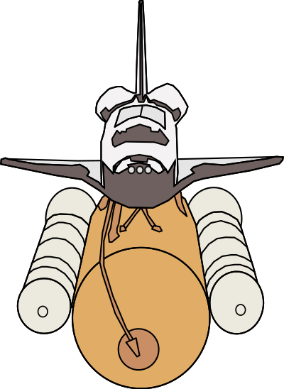 Space Shuttle clipart