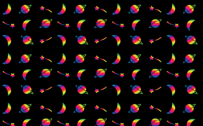 Space Theme Pattern Seamless 2 clipart