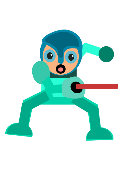 Space warrior clipart
