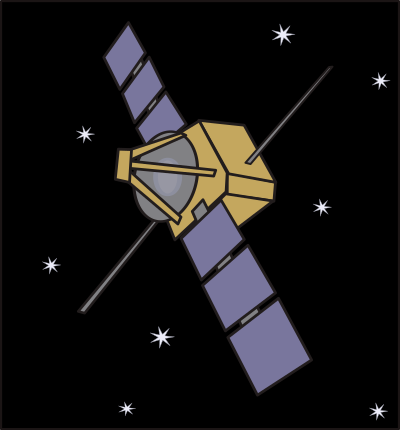 Spacecraft - Solar Panels clipart