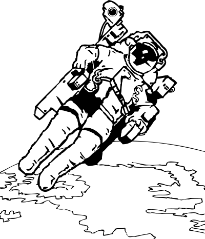 Spacewalk 2 clipart