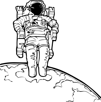 Spacewalk clipart