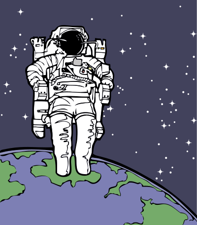 Spacewalk - Colour Remix clipart