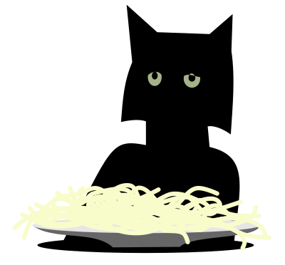 Spaghetti Cat clipart