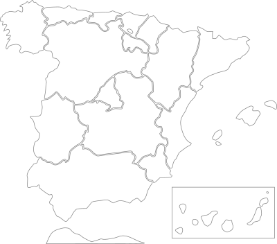 Spain - states clipart