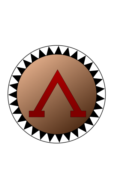 Spartan Shield clipart