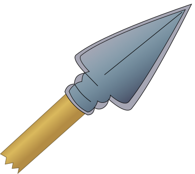 Spear point clipart