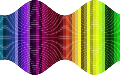 Spectral 3D Wave clipart