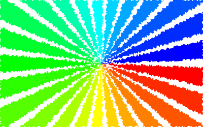 Spectral Starburst Stylized clipart