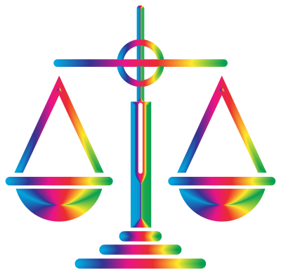 Spectrum Scales Of Justice Icon clipart