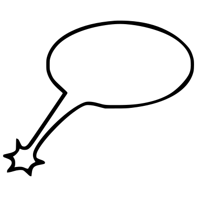 Speech 4 clipart