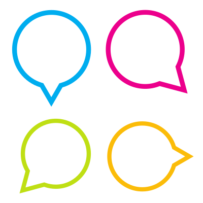 Speech balloons clipart