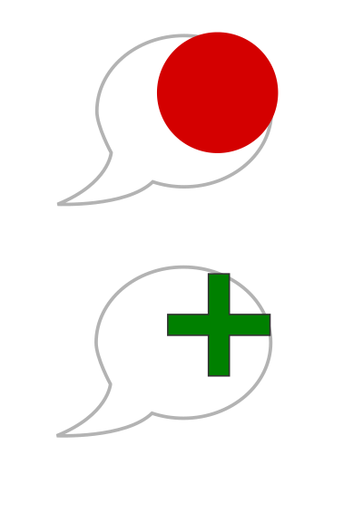 Speechbubbles clipart