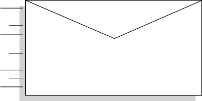 Speeding Envelope clipart