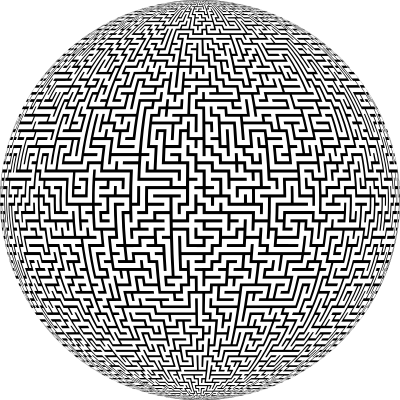 Spherical Maze clipart
