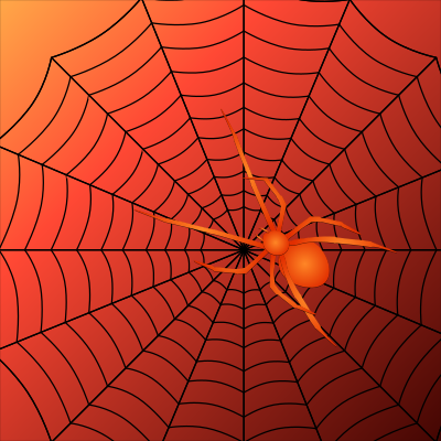 Spider Red clipart